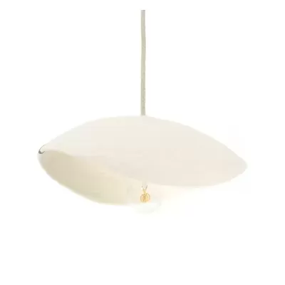 Candeeiro de Teto em Feltro Natural Dome Ø33x10