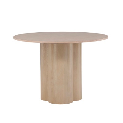 Mesa de jantar Olivia, madeira carvalho, Ø110X75