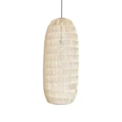 Candeeiro de Teto em Rattan Pickle Small Ø39x88