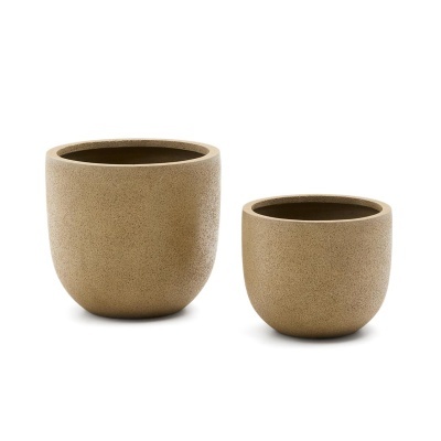 Vasos Selfi, polystone, Ø44x41, (Conj.2)