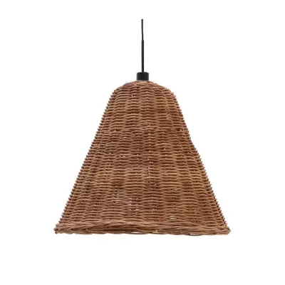 Candeeiro de Teto em Rattan Natural Calva Ø60x50