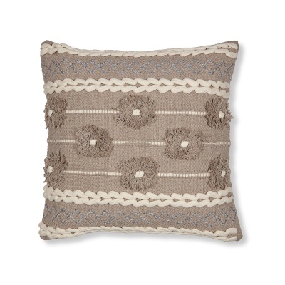 Capa de almofada Leand, bege, 45x45