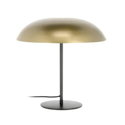 Candeeiro de Mesa em Metal Dourado Carlo