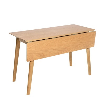 Mesa extensível Toris, carvalho, 120x50(75)