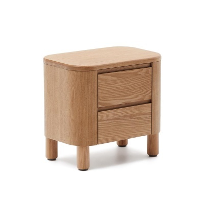 Mesa de cabeceira Saly, madeira de freixo