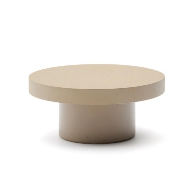 Mesa de centro Aguabrava, exterior, cimento, bege