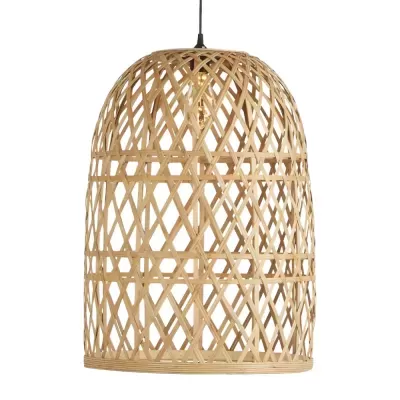 Candeeiro de Teto em Bambu Natural Shade Ø42x60