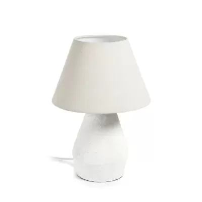 Candeeiro de Mesa em Magnésio Branco Nara