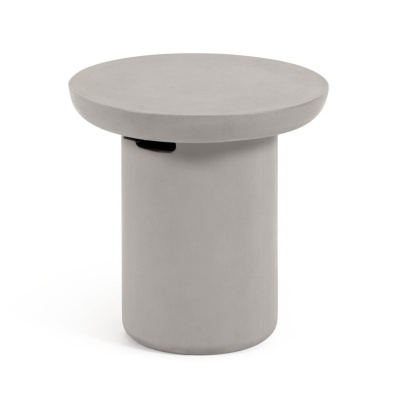 Mesa de apoio Tima, exterior, cimento, Ø50x45