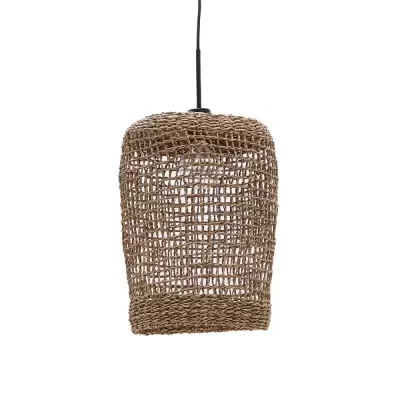 Candeeiro de Teto em Fibras Naturais Laia Ø27x40