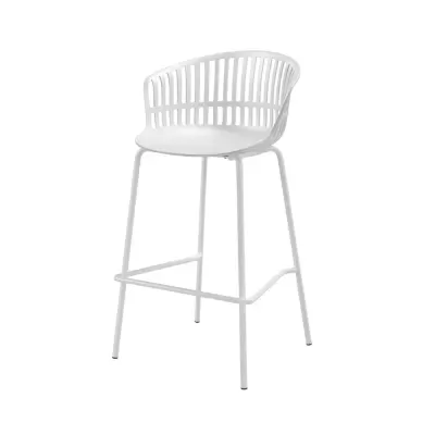 Cadeira alta em metal e polipropileno Axel 68cm