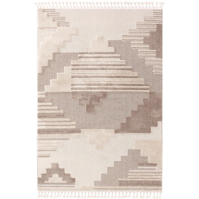 Tapete Oyto, poliéster, bege