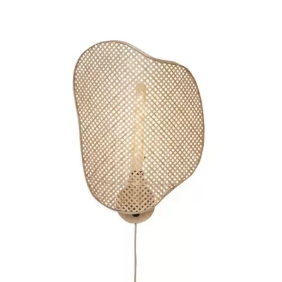 Aplique de Parede em Bambu Natural Kinabalu