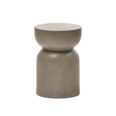 Mesa de apoio Gabette, exterior, cimento, Ø32X46