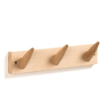 Cabide de parede Nattan, madeira bétula, 40X10