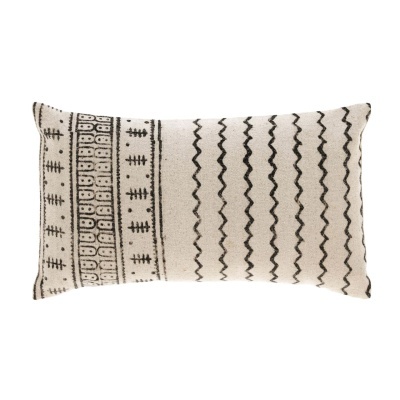Capa de almofada Brafi, bege/preto, 30x50