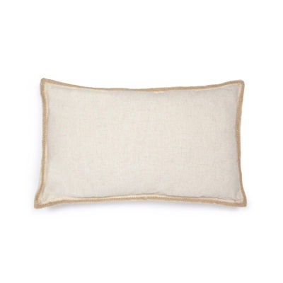 Capa de almofada Idal, linho/juta, bege, 30x50