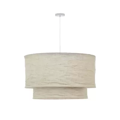 Candeeiro de Teto em Linho Marila Ø60x40