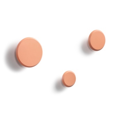 Cabides de parede Nadia, madeira faia, (Conj.3)