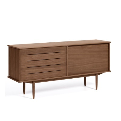 Aparador Karoline, madeira nogueira, 180x83