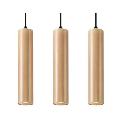 Candeeiro de Teto Lino em Madeira de Carvalho