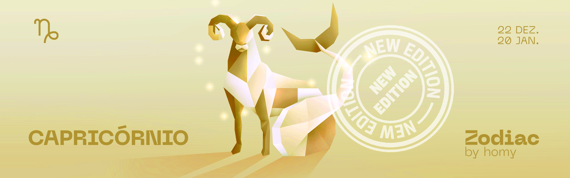 Capricórnio - 22 DE DEZEMBRO A 19 DE JANEIRO