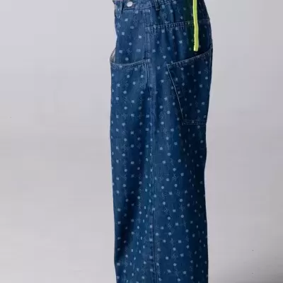 Jeans Flex One monograma - 100% ALGODÃO (MESHMESS)