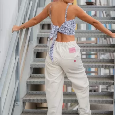 Calças Flex One em tecido- 100% algodão (MESHMESS)