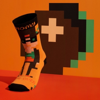 Meia Bye Bye Covid - Homem