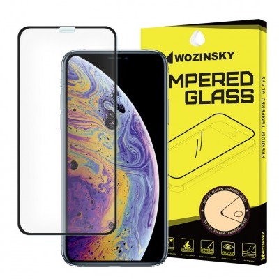 Película de Protecção 3D Full-Glue em Vidro Temperado Wozinsky para iPhone X/XS Película de Protecção 3D Full-Glue em Vidro Temperado Wozinsky para iPhone X/XS