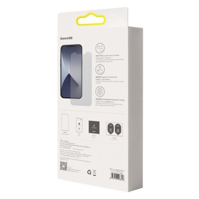 (Pack 2) Películas Protecção e Privacidade em Vidro Temperado Baseus Anti-Spy para iPhone 12 mini