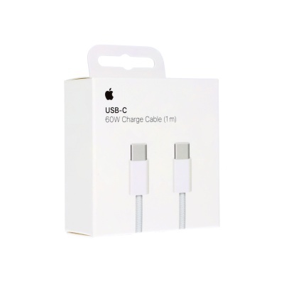 Cabo Apple de carregamento USB-C de 60W (1 m) Cabo Apple de carregamento USB-C de 60W (1 m)