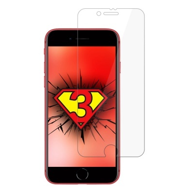 Película de Protecção de Ecrã 3mk FlexibleGlass para iPhone SE/8/7/6 Película de Protecção de Ecrã 3mk FlexibleGlass para iPhone SE/8/7/6