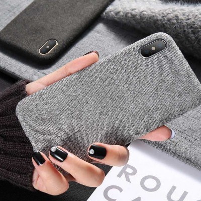 iPhone X/XS Capa Fina Soft Tecido