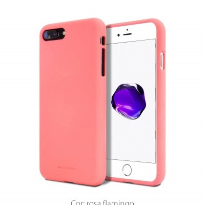 iPhone 7/8 Plus Capa Fina Silicone Soft Feeling Goospery