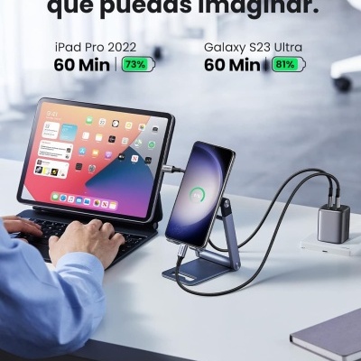 Cabo Nylon UGREEN 60W USB-C (1 m)
