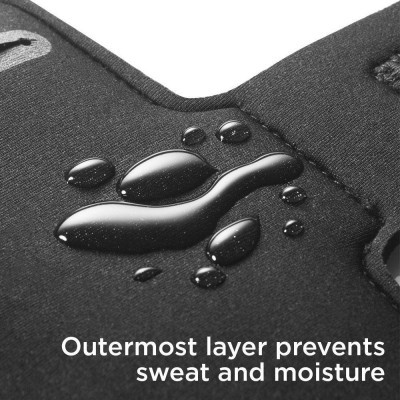 Sports Armband Universal / Bolsa Desportiva Spigen A700 - Preto