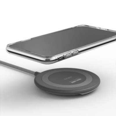 iPhone XR Capa Fina Ringke Air Silicone Preto Transparente