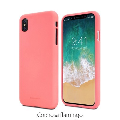 iPhone X/XS Capa Fina Silicone Soft Feeling Goospery iPhone X/XS Capa Fina Silicone Soft Feeling Goospery