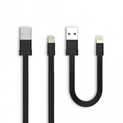 2x Cabo Flat Lightning Anti - Tangle (0,16CM + 1M) 2x Cabo Flat Lightning Anti - Tangle (0,16CM + 1M)
