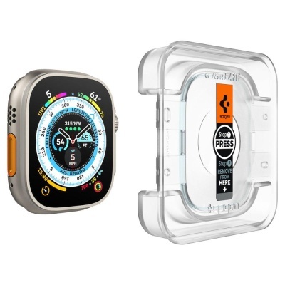 (Pack 2) Películas de Vidro Temperado Spigen Glas.tR EZ Fit para Apple Watch Ultra