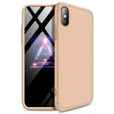 Capa Slim 360º Full-Body GKK + Vidro Temperado para iPhone XS Max