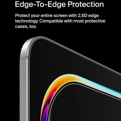 Ecrã de dispositivo com proteção Edge-To-Edge e tecnologia de borda 2.5D