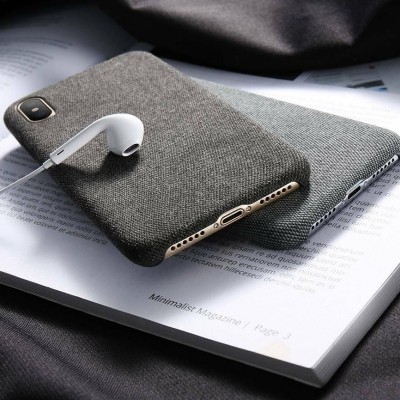 iPhone X/XS Capa Fina Soft Tecido