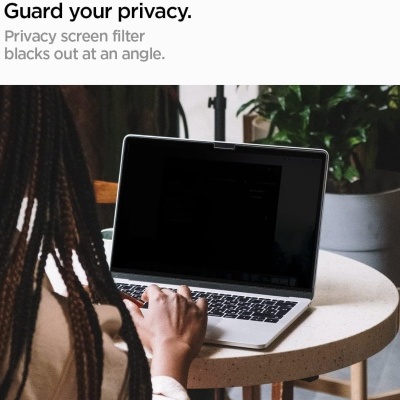 Película de Privacidade Spigen SafeView para MacBook Air