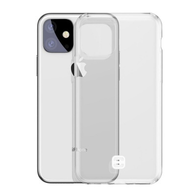 Capa Transparente Silicone Fina Lanyard Baseus para iPhone 11