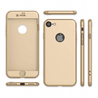 iPhone 7/8 Capa Slim 360º Full-Body GKK + Vidro Temperado