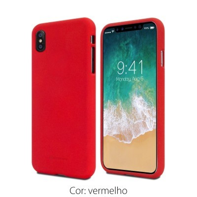 iPhone X/XS Capa Fina Silicone Soft Feeling Goospery iPhone X/XS Capa Fina Silicone Soft Feeling Goospery