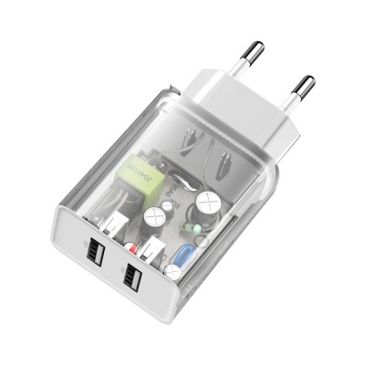 Carregador / Adaptador de corrente 2X USB Baseus Speed mini 10.5W