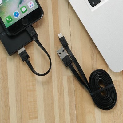 2x Cabo Flat Lightning Anti - Tangle (0,16CM + 1M) 2x Cabo Flat Lightning Anti - Tangle (0,16CM + 1M)